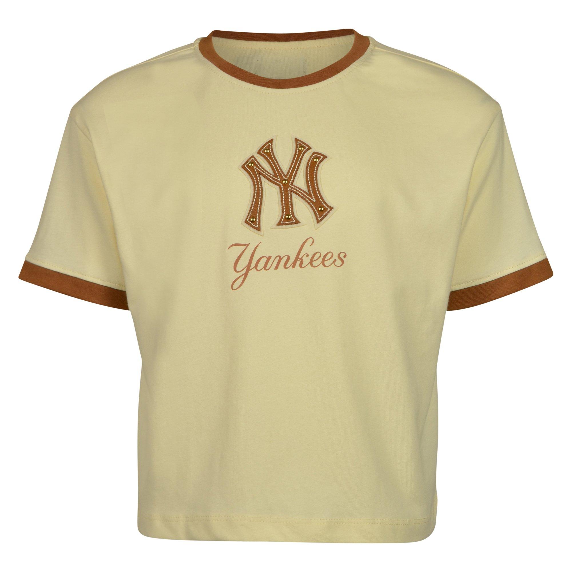 Pro Standard Big Boys' NY Yankees Wheat Tee - CREAM
